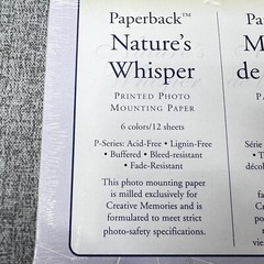 Creative Memories Colonial Photo Mounting Paper Triple Combination Pack Natures