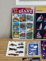New Vintage 80’s 90’s Vehicle Stickers Lot 26 Sheets Transportation Cars Foil