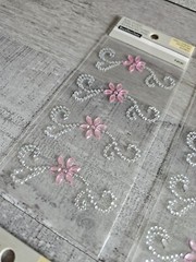 Sticker Lot – Flowers Scrapbooking 3D Stickers – Floral Spring Gems RARE HTF #96