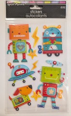 Robots Little Boys Toys Scrapbooking Stickers By Special Moments