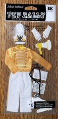 Jolees Prep Rally DRILL TEAM Yellow Music Whistle Megaphone DANCE Marching Band