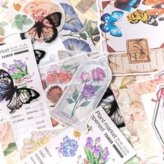 260 Pcs Vintage Junk Journal Supplies Scrapbooking Kit for Art Collage Album