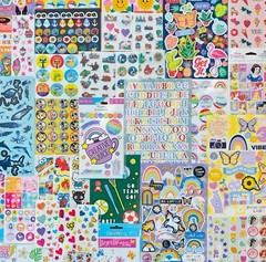 1000+ STICKER Lot, Sandylion Hallmark Crafters Corner American Greetings TREND