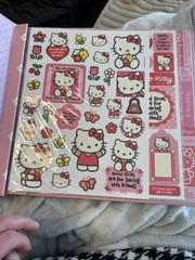 Vintage 2007 Hello Kitty Scrapbook Kit 12”x12” Papers/Stickers See Details 3-26