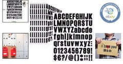 High-Quality 810-Piece Alphabet & Number Sticker Set – Perfect for DIY Projects