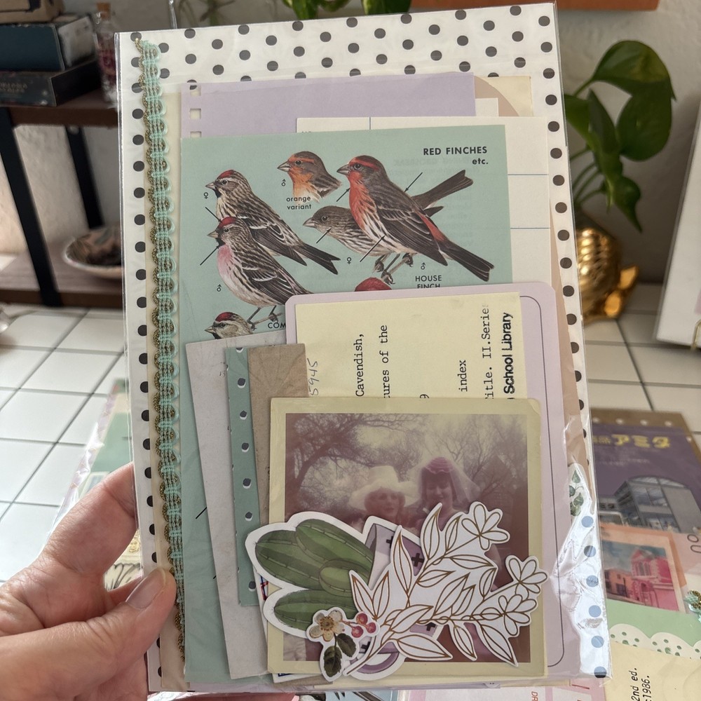 50 pcs- Small Lot Junk Journal Scrapbook Ephemera, Vintage Paper, Crafting