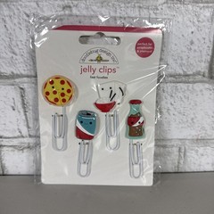 Doodlebug Design Inc. Jelly Clips – Fast Foodies Pkg Of 4 Mixed Media Crafts