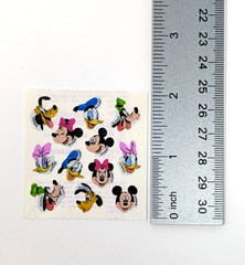 Vtg Sandylion Disney Mickey Mouse Prismatic Stickers: Pluto Donald Daisy Goofy