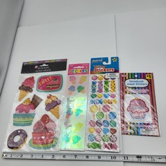 Fun Scrapbook Sticker Lot New Food Candy Sweets Ice Cream