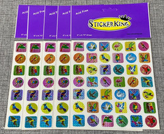 NOS Sticker King Vintage Cool RARE Prism Bird Stickers New Old Stock Lot of 5