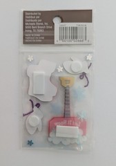 Winter Let It Snow Shovel Boots Mittens Scrapbooking Stickers by Recollections