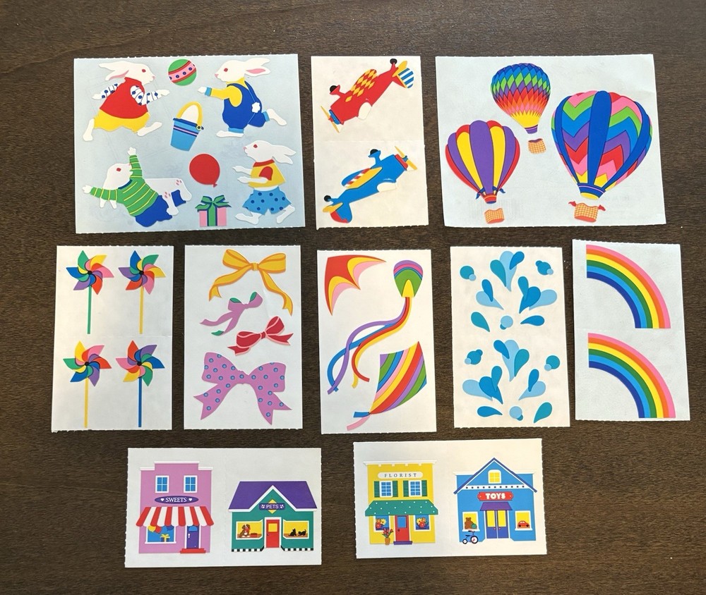 Vintage Mrs. Grossman’s Sticker Lot-Spring-10 sheets