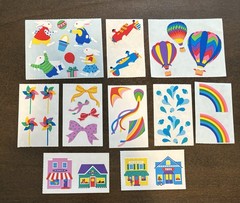 Vintage Mrs. Grossman’s Sticker Lot-Spring-10 sheets
