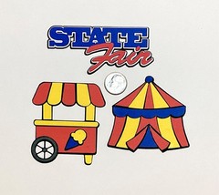 Die Cuts STATE FAIR Embellishments for Cards Scrapbooking Making 🎉Free Shipping
