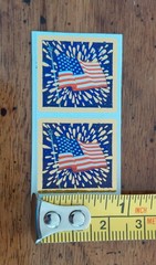 WWP DAV USA American Flag Warriors Red White Blue Patriotic Stickers Lot of 70