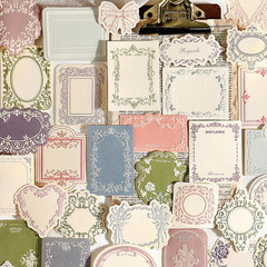 120Pcs Vintage Scrapbooking Letter Writing Paper for Journaling Supplies, Aesthe