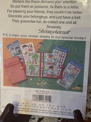 NOS Sealed Vintage Car Wash Stickopotamus Binder Sheet Stickers 90s Y2K Craft