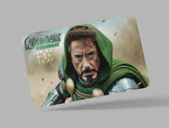 DOOMSDAY , 2 pc credit card skin & DEBIT CARD,TROLLEY & GYM