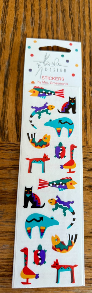 Vintage Mrs Grossmans Stickers NEW IN PACKAGE Southwest Animals