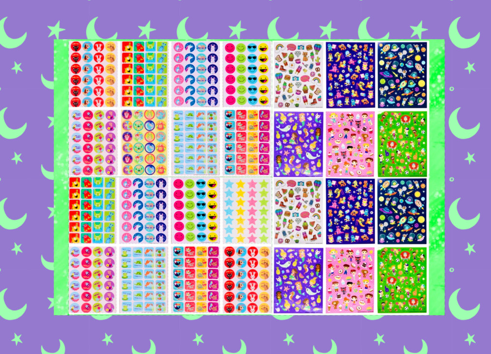 Fun 859+ STICKER Lot GIRLY Planner Themes & American HALLMARK Kid Girls Teens