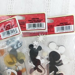 Disney Stickers Jolee’s Boutique Mickey Mouse Collage Vintage NOS Lot of 7 Pkgs