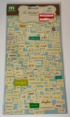 Colorbok Sticker Lot (7) Lucky You & Flea Market Clear Acetate Glitter Crowns
