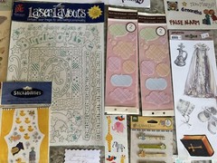Lot Of Baby Scrapbooking Card Making Stickers Embellishments Tag It’s A Boy Girl