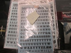 Letraset Press N Go Press On Model HO S O G Gauge More letter 46 sheet Lot