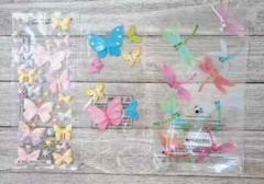 butterfly dragonflies dimensional fun stickers EK success 3 packs