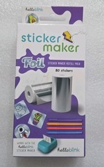 Ceaco Hello Blink 80ct Art and Design Maker Foil Sticker Maker Refill Pack
