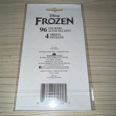 Lot of 4 Frozen Stickers Kids Disney Round Elsa Anna Olaf Kid 16 Sheets 384 ct