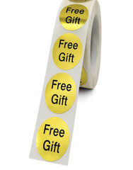 500ct ~ Stickers 1″ FREE GIFT 💖 Labels On Roll 💖 for SMALL BUSINESS Gratitude