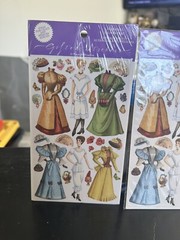 Punch Studios Gifted Line Stickers Victorian Paper Dolls Dress the Ladies New