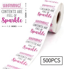 500 PCS Professional Thank You Stickers, 1.5 Inch – Perfect for Shipping & Gifts
