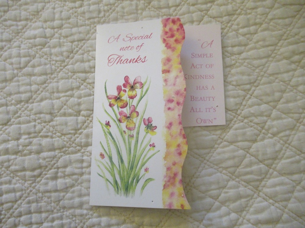A Special Note of Thanks Gratitude Card (Scrapbooking, Paper Crafts, DIY)
