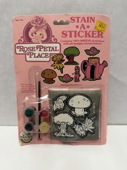VINTAGE 1992 ROSE PETAL PLACE STAIN A STICKER PAINT CRAFT – SEALED #26346