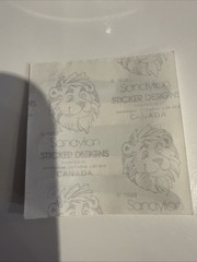 New 1988 Vintage Rare Sandylion Skateboard Stickers Mylar Foil