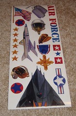 NRN Designs Retired Sticker Sheet ~ Military/Air Force