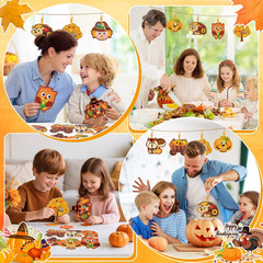 Kids Craft Kit 32Pcs DIY Paper Stickers Ornaments Classroom Party Favor Holiday