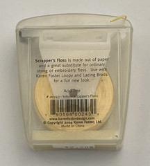 Scrapper’s Floss Karen Foster Design Acid Free Yellow Black and Blue