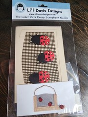 Scrapbook Laser Cut – Ladybug Spring LI’L Davis Designs Craft Retired NEW #18