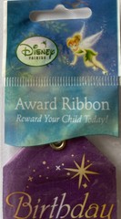 BIRTHDAY GIRL TINKER BELL AWARD RIBBON(1pc)Disney •Disneyland Party•Special Gift