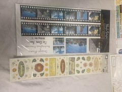 Scrapbooking vacation travel stickers bundle lot beach US Europe Travel