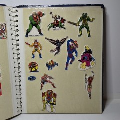 Vintage 1980’s Sticker Book With Original Stickers/Smurfs/scratch N sniff/He-man