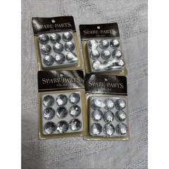 Paper Studios Spare Parts Gemstone Brads Bling Rhinestone Scrapbook 4 NWT