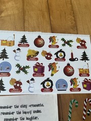 Christmas Stickers Lot, Mixed, Scrapbooking, Winter, Holiday