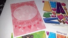 Vtg 90s Current Diva Valentine Cards w/Sticker Activity Sheet x4 Paper Dolls Y2K