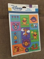 New Sealed Hallmark Disney Winnie The Pooh Piglet Eeyore Tigger Stickers