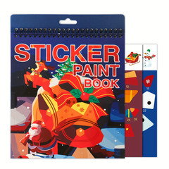 1PCS Sticker by Number Book for Kids Ages 4-8, Fun Craft Activity, Educational B