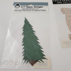 NEW Lot Deluxe Cuts Laser Cuts Die Cuts CHRISTMAS HOLIDAY Tree Holly Poinsettia
